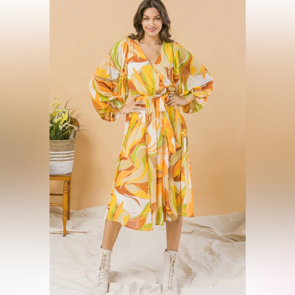 NWOT Flying Tomato Made to Be Magical Midi Dress